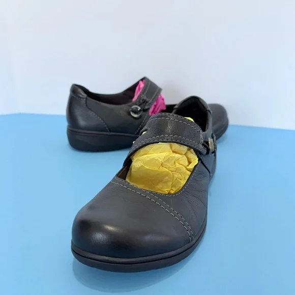Clarks Women Carleigh Jane Black Leather Mary Jane Shoes Size 9.5 - Picture 4 of 17